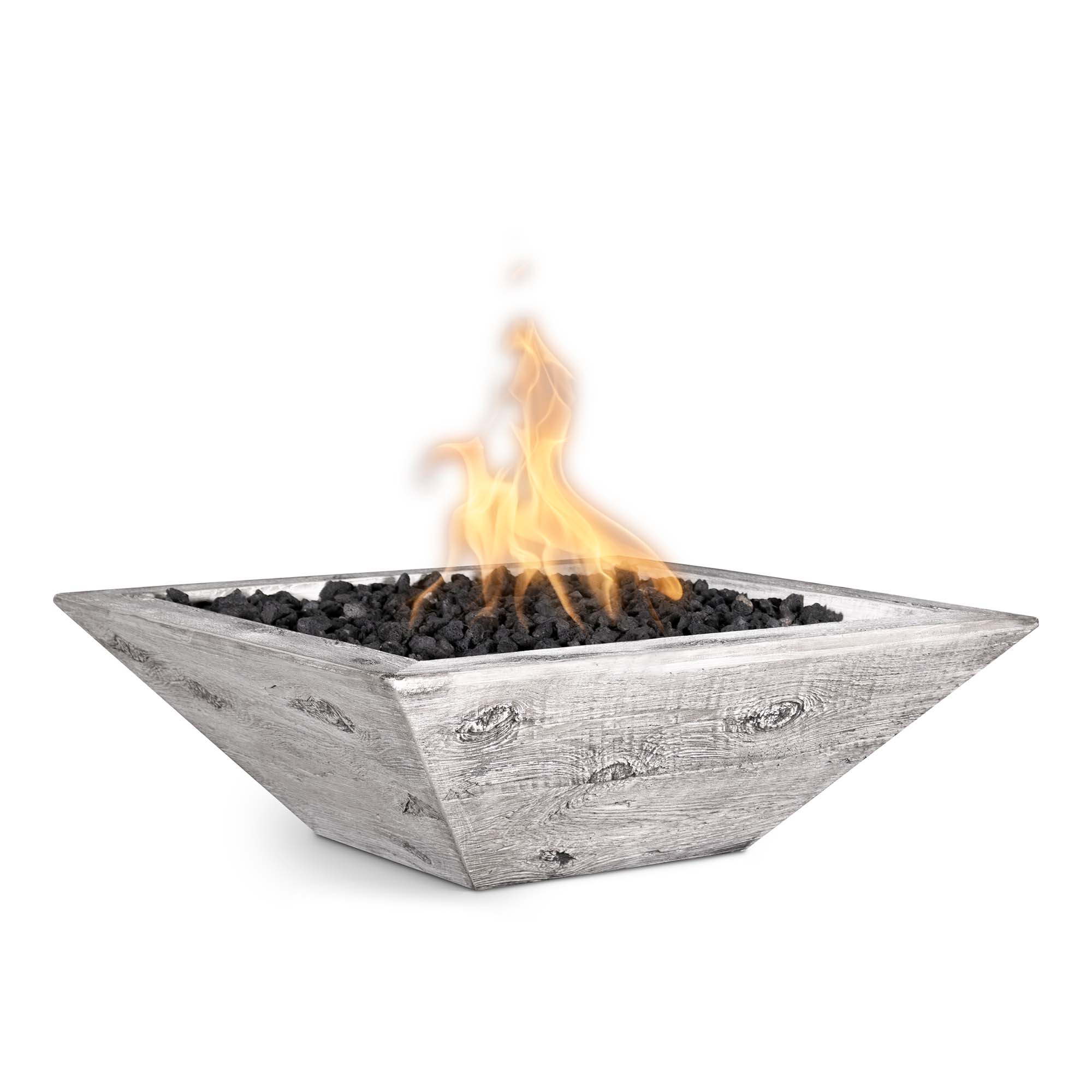 Maya Fire Bowl – Wood Grain Concrete