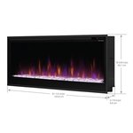 Dimplex Multi-Fire Slim Built-in Linear Electric Fireplace