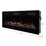 Dimplex Sierra Wall/Built-In Linear Electric Fireplace