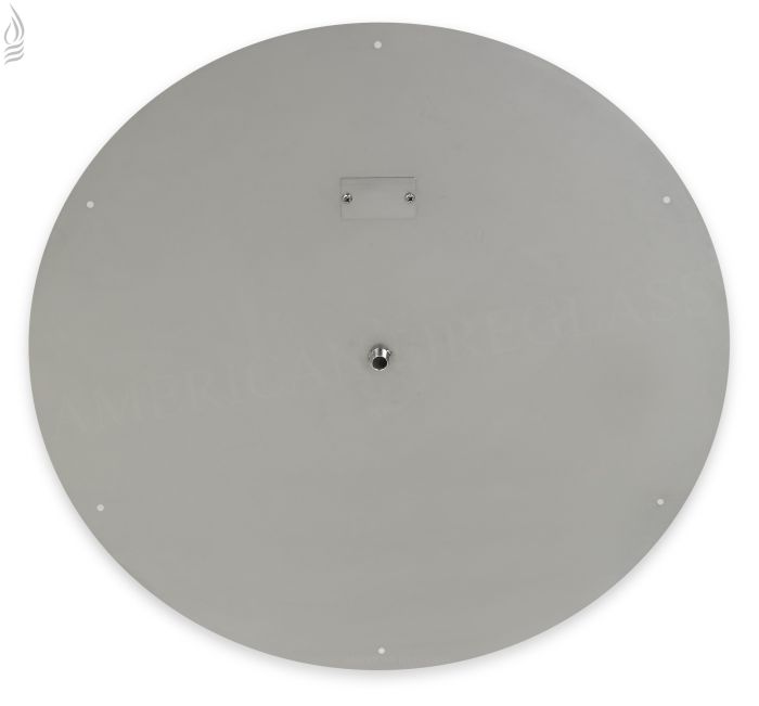 30″ Round Stainless Steel Flat Pan With 18″ Fire Ring