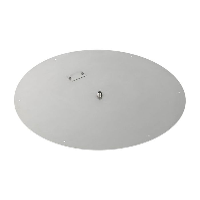 30″ Round Stainless Steel Flat Pan With 18″ Fire Ring