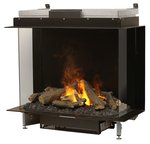 e-MatriX Three-Sided Built-in Electric Firebox