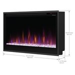 Dimplex Multi-Fire Slim Built-in Linear Electric Fireplace