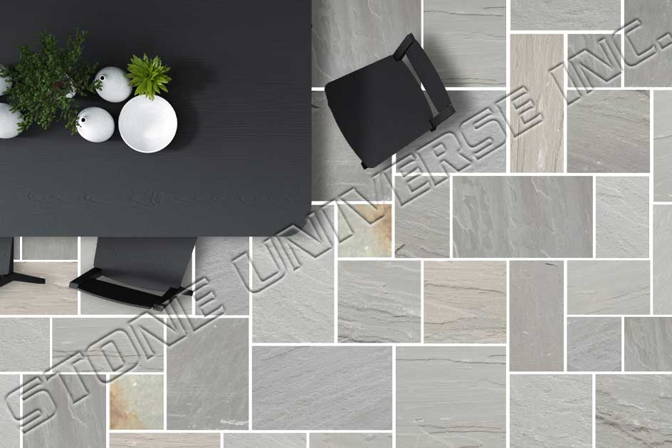 Paver Jumbo Pattern Grey Mist (West)