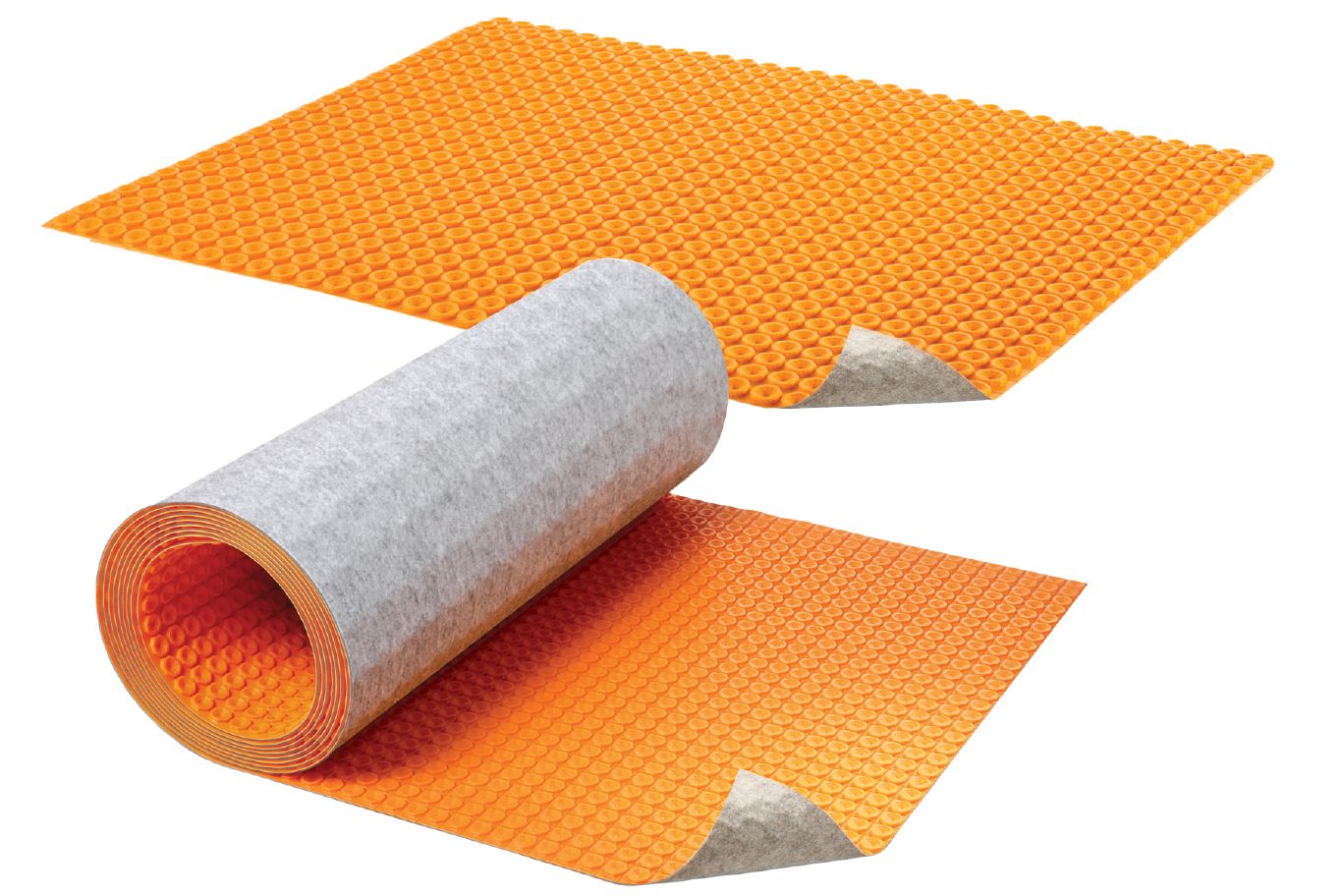 Uncoupling membrane with integrated sound control and thermal break