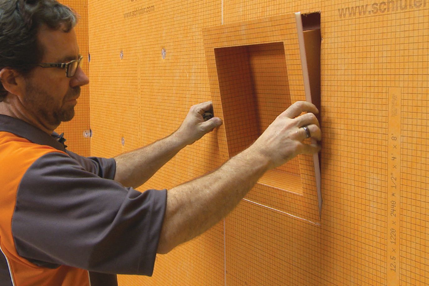 Schluter®-KERDI-BOARD-SN  Prefabricated shower niche