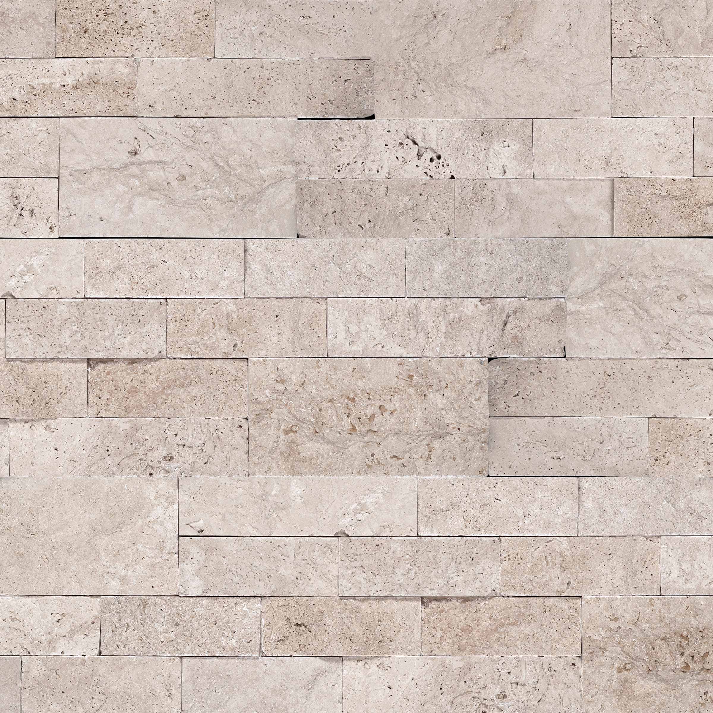 Ivory Premium Travertine Ledger Panel