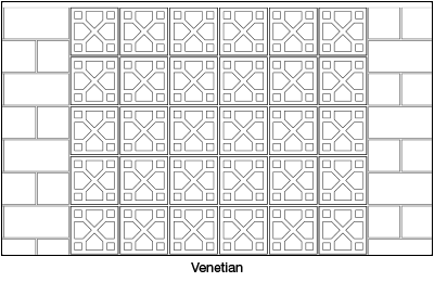 12×12 Breeze Block 4-Inch Deep