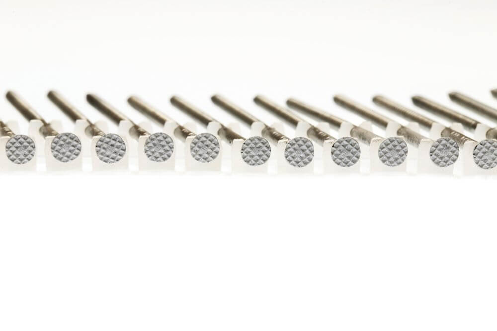 15° Inserted Plastic Coil, White Full Round Head, Ring-Shank Nail