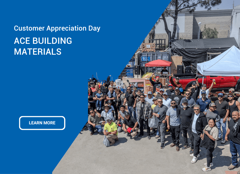 A Heartfelt Thank You from Ace Building Materials