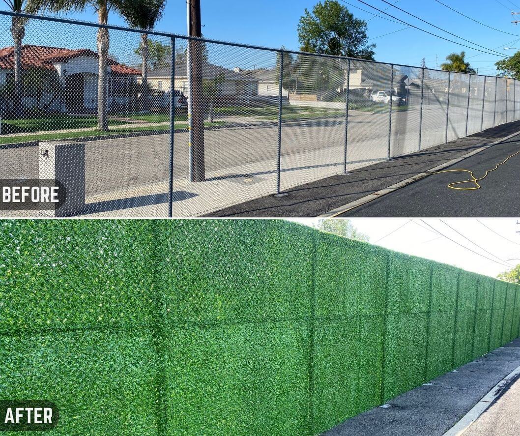 Grass Fence Panel – 6ft